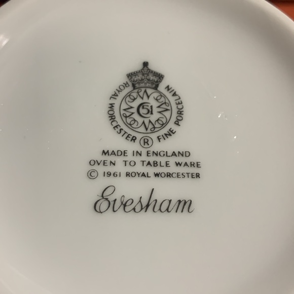 Royal Worcester Everham Utensil Jar Made in England - Picture 5 of 8